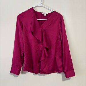 Coldwater Creek pink blouse. Size petite small 6 - 8
